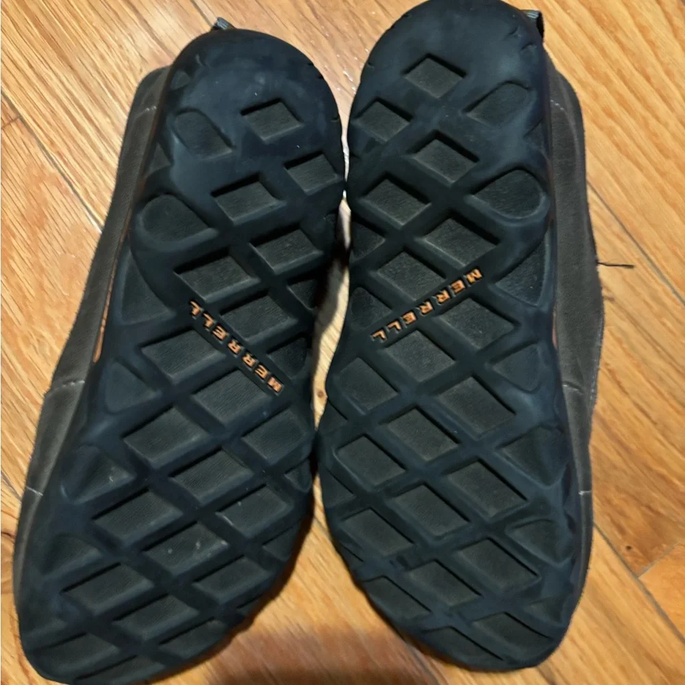 Merrell Dark Brown Kids Jungle Moccasins